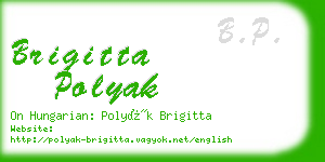brigitta polyak business card